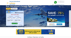 Desktop Screenshot of india-airlines.com
