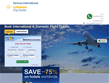 Tablet Screenshot of india-airlines.com